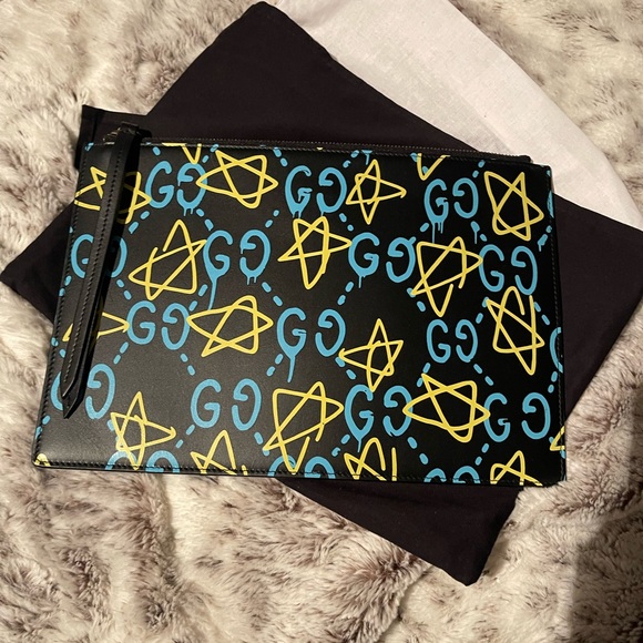 Gucci Ghost GG clutch - Picture 1 of 8